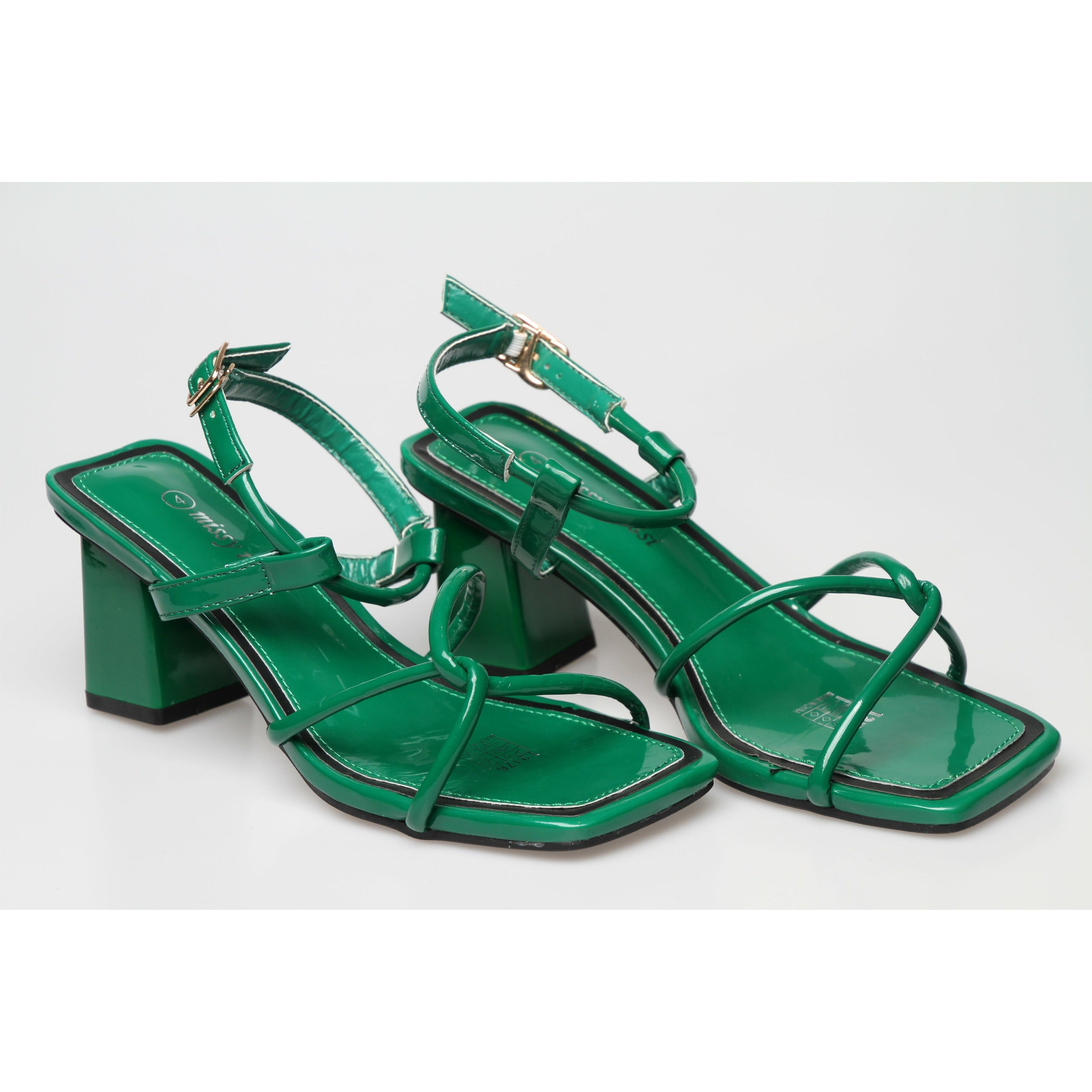 Thick heel Square Toe