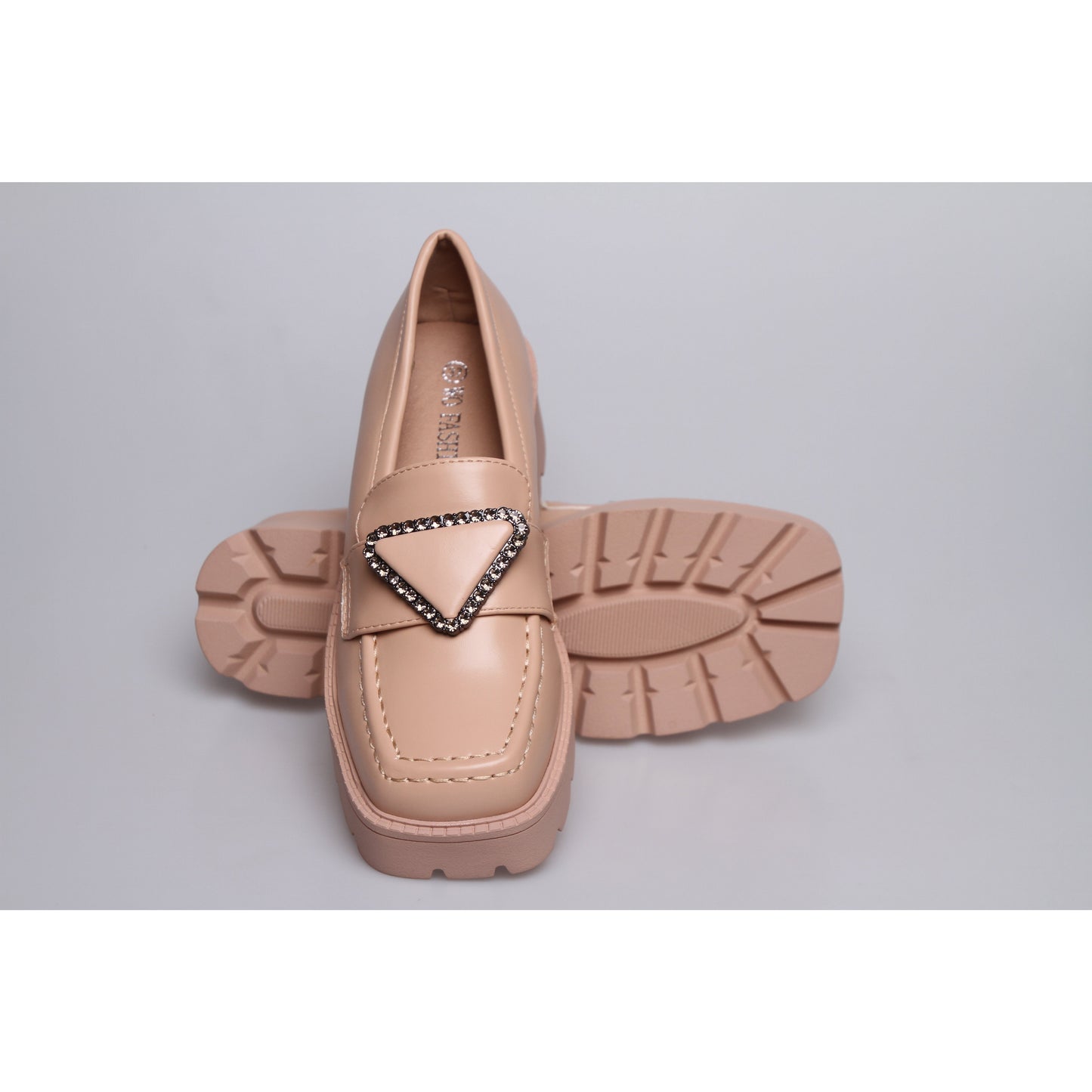 Square Toe Platform Oxford Shoes