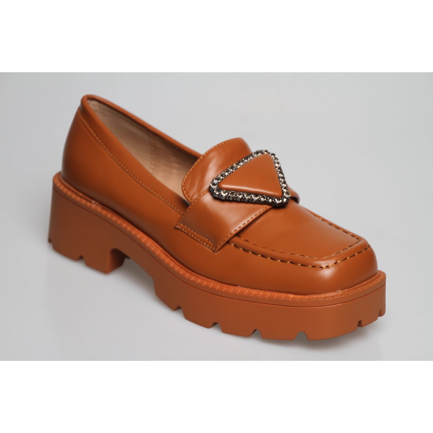 Square Toe Platform Oxford Shoes