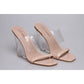 Crystal High Heel Wedge Sandals