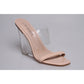 Crystal High Heel Wedge Sandals
