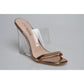 Crystal High Heel Wedge Sandals