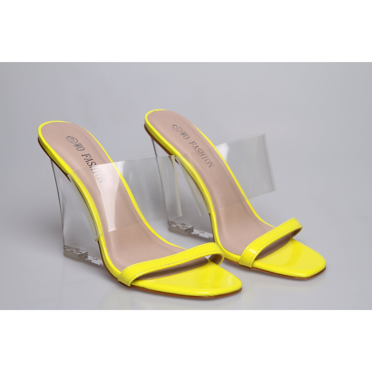 Crystal High Heel Wedge Sandals