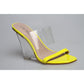 Crystal High Heel Wedge Sandals