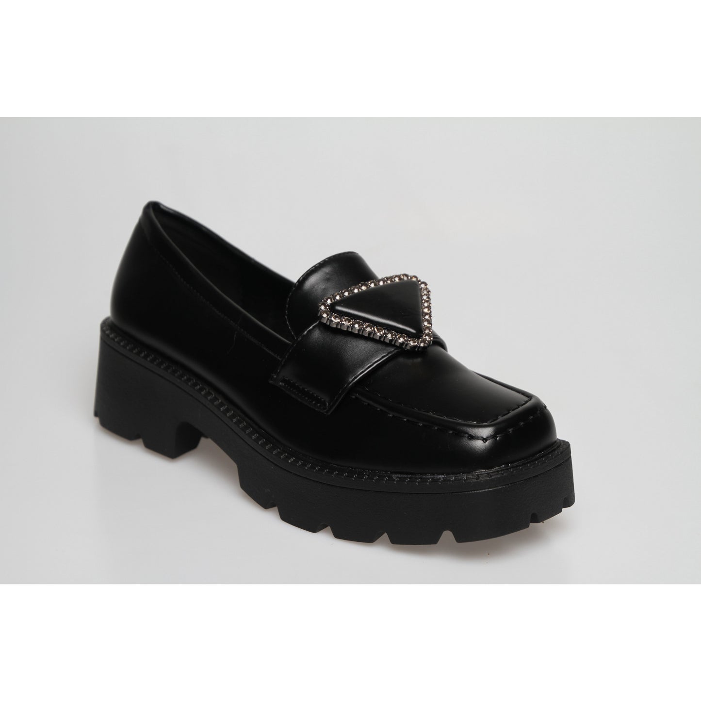 Square Toe Platform Oxford Shoes
