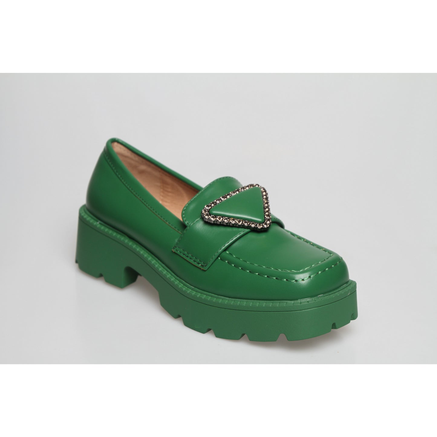 Square Toe Platform Oxford Shoes