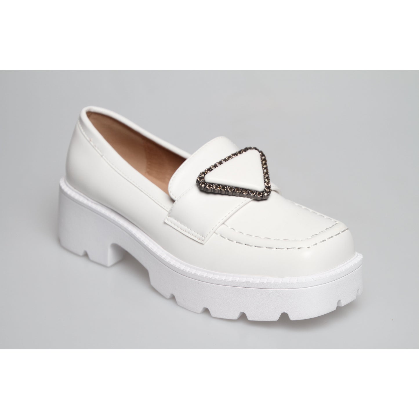 Square Toe Platform Oxford Shoes