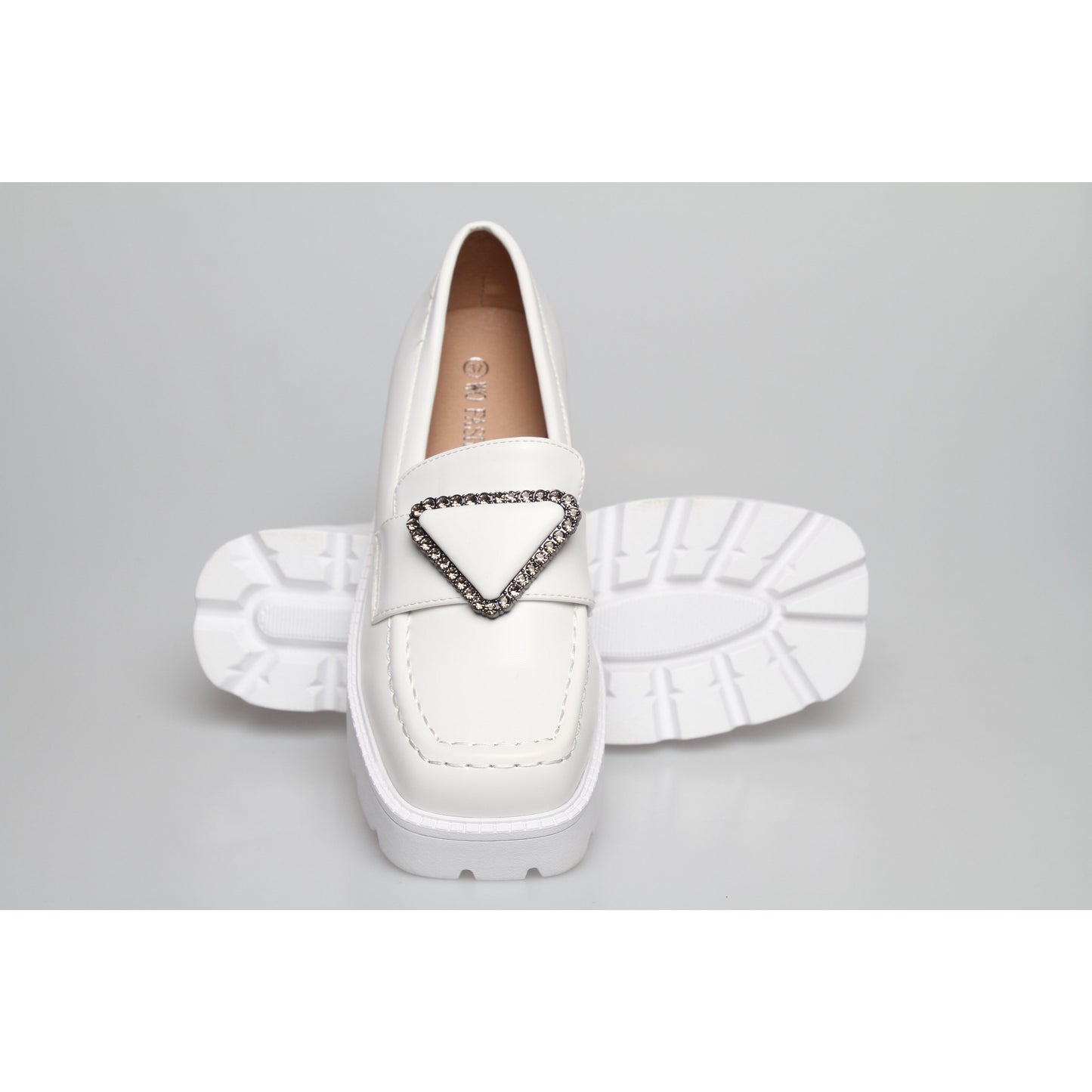 Square Toe Platform Oxford Shoes