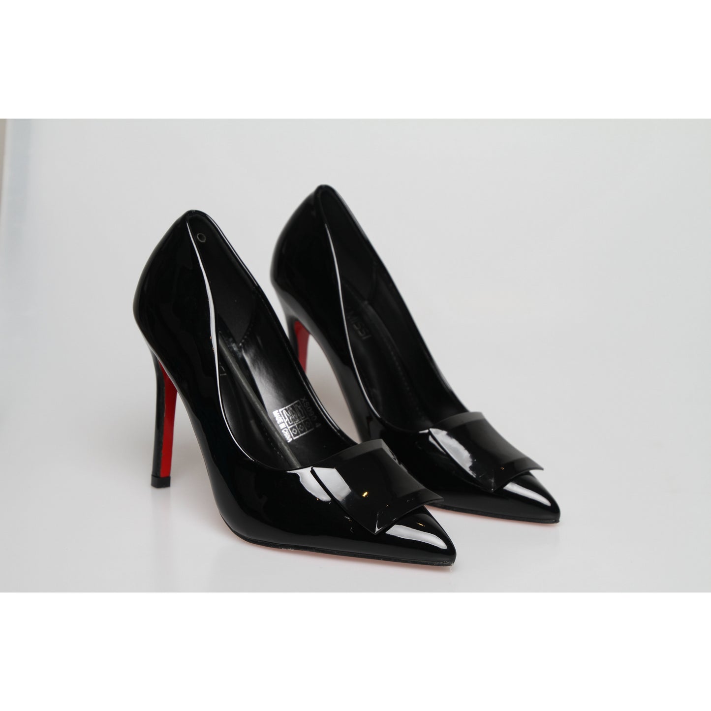 Square Buckle High Heels
