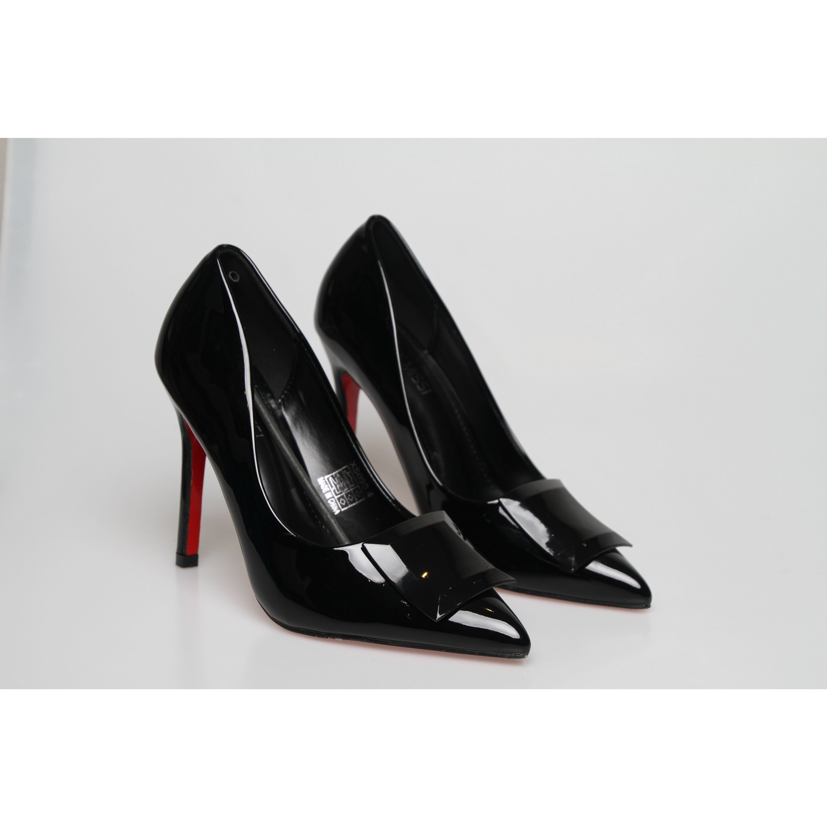 Square Buckle High Heels