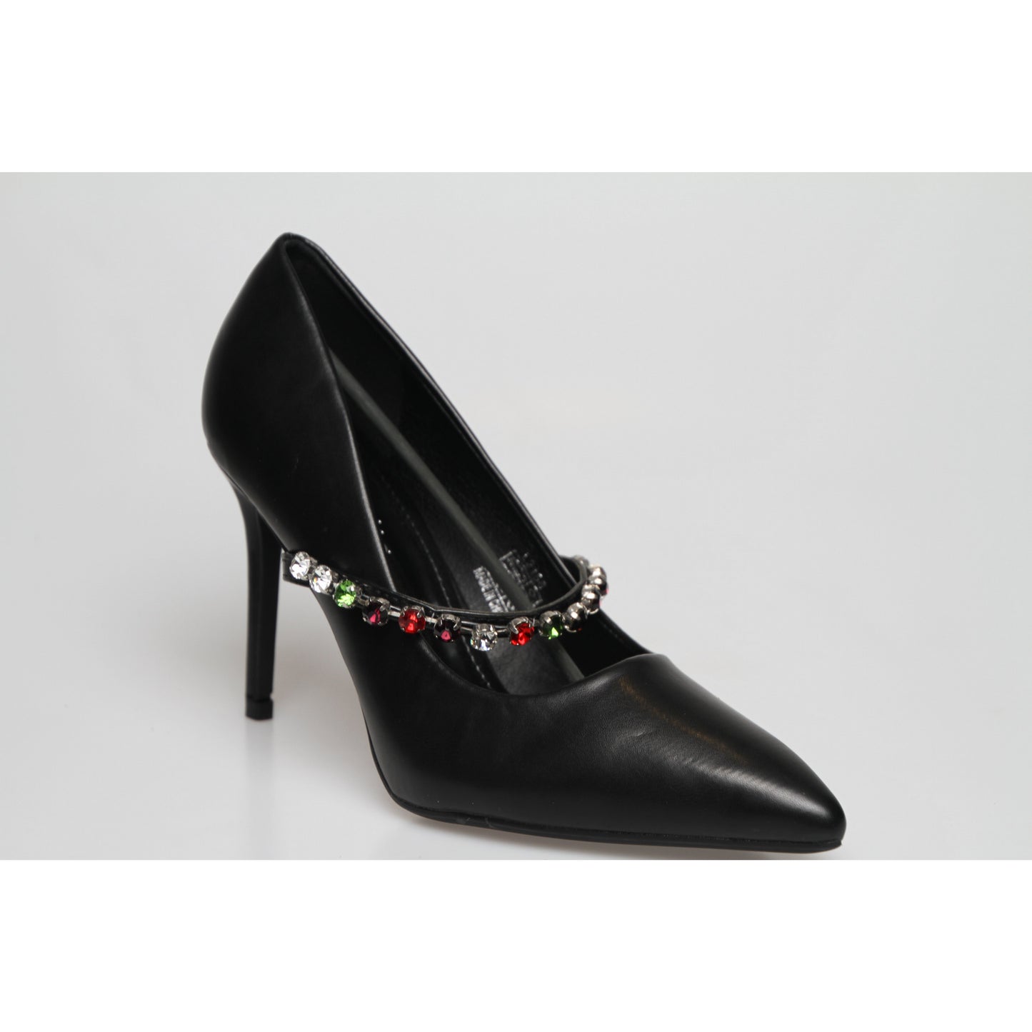 Leather Stiletto Heel Pumps