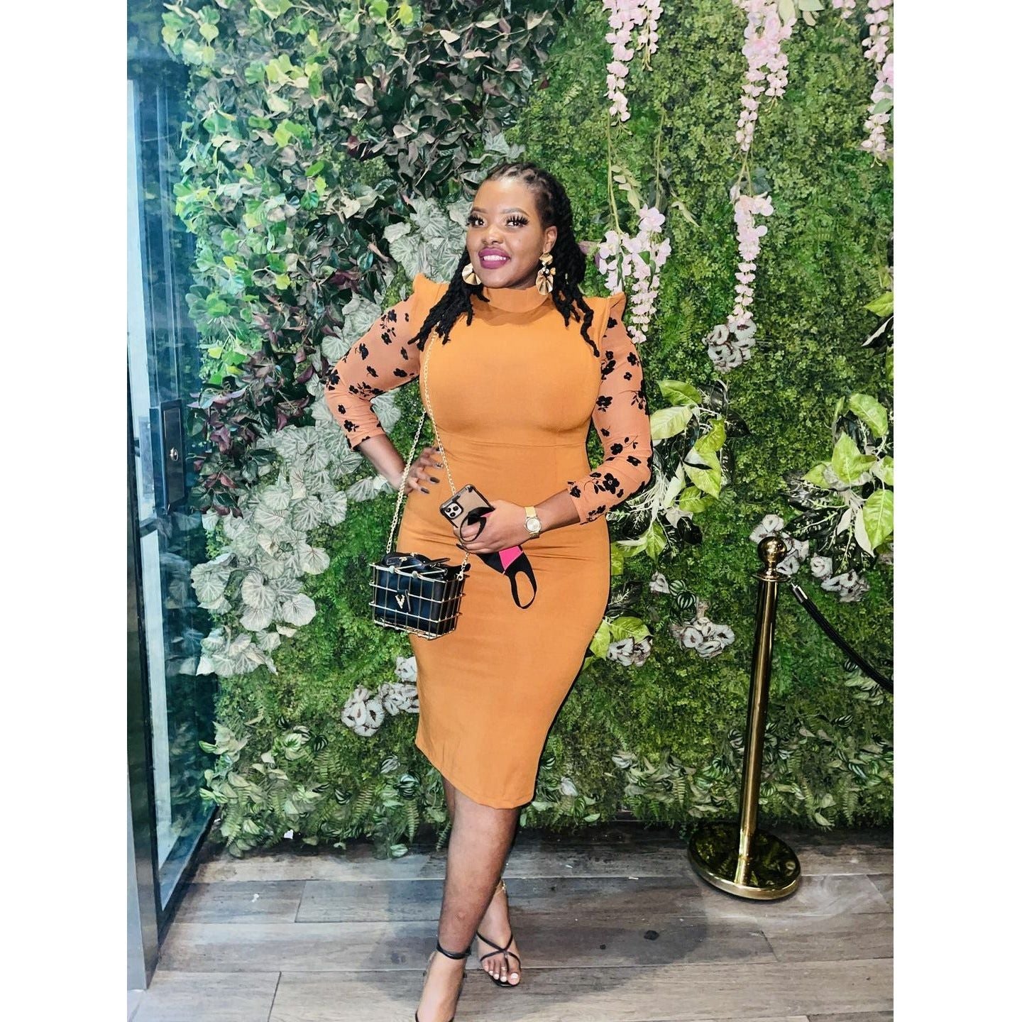 Nited Long Sleeve Bodycon Dress