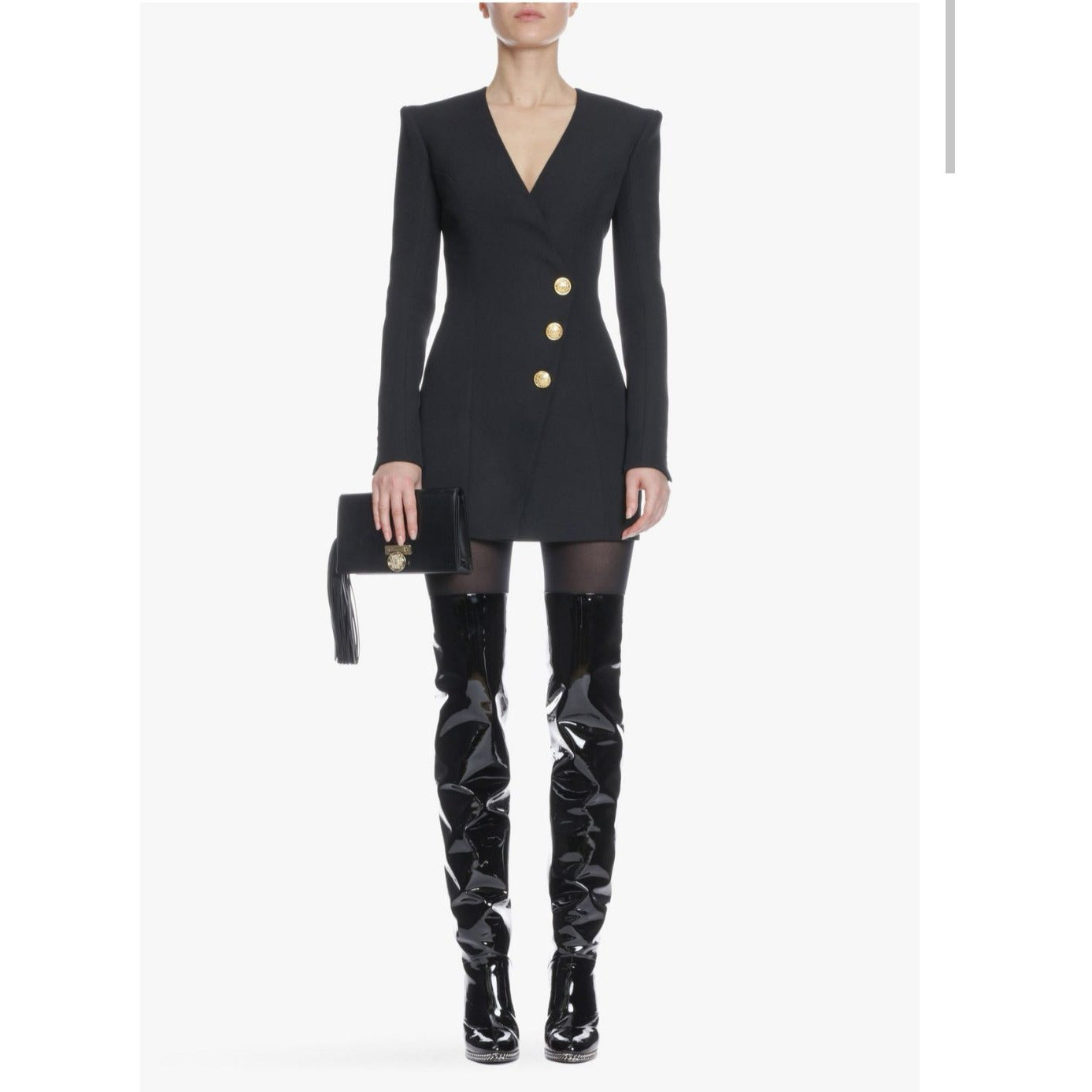 Wrap Over Mini Dress - YELLOW SUB TRADING 