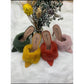 Faux Fur Open Toe Heel - YELLOW SUB TRADING 