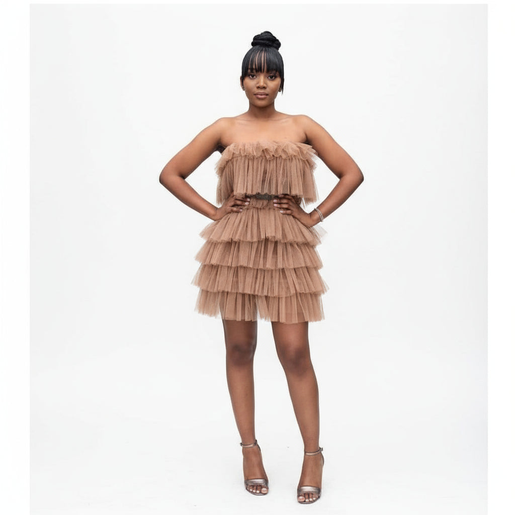 Tulu Mini Dress - YELLOW SUB TRADING 