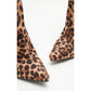 Leopard print boots