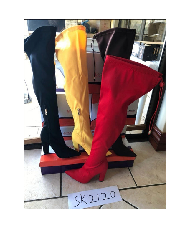 Thigh High Sock Boots  - YELLOW SUB TRADING 