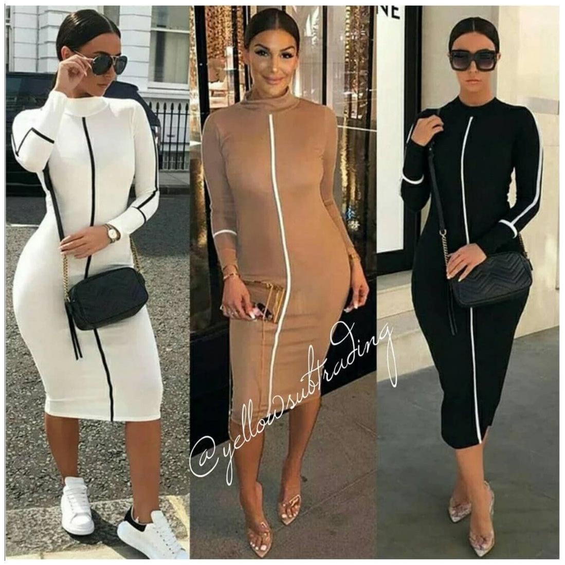 Turtleneck Bodycon Dress