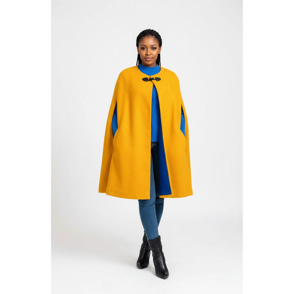 Side Pocket Cape Jacket – YELLOW SUB TRADING