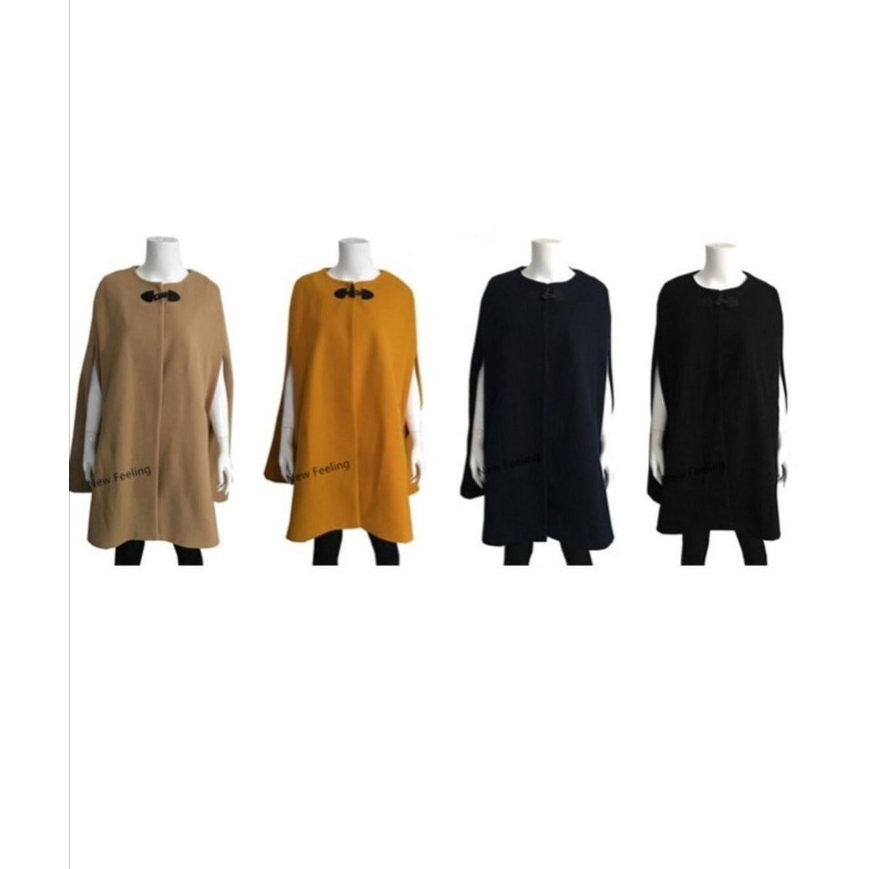 Side Pocket Cape Jacket 