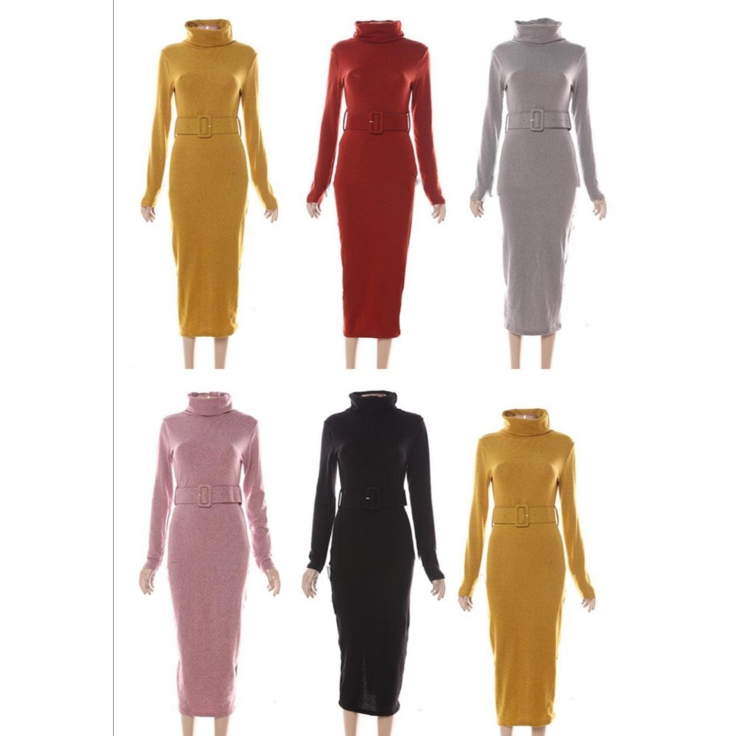 Turtleneck Bodycon Dress