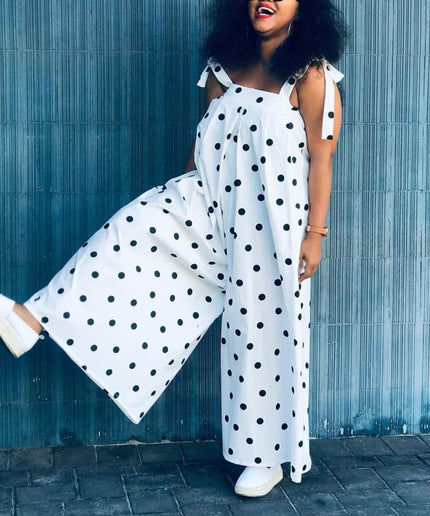 Wide Leg Overall Jumpsuit