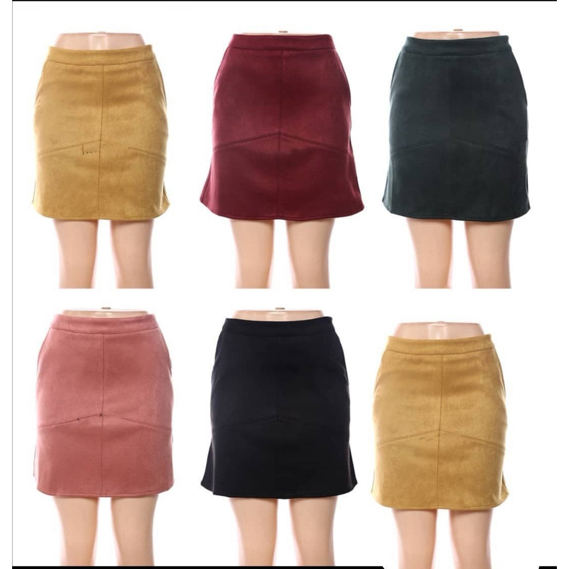 Suede Mini Skirt 