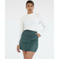 Suede Mini Skirt 