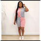 Patchwork Two Pieces Set
