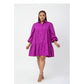 Butoon up bubble Shirt Dress 