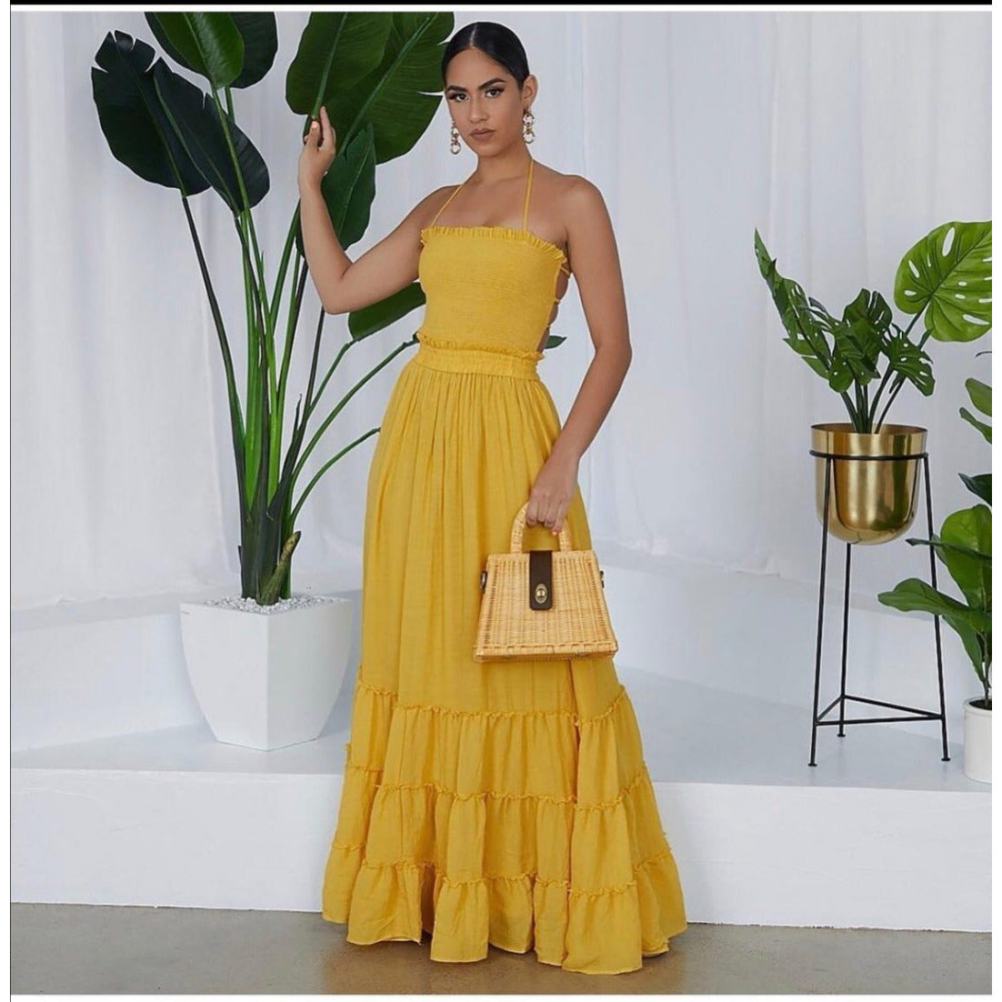 Backless Maxi Dress – YELLOW SUB TRADING