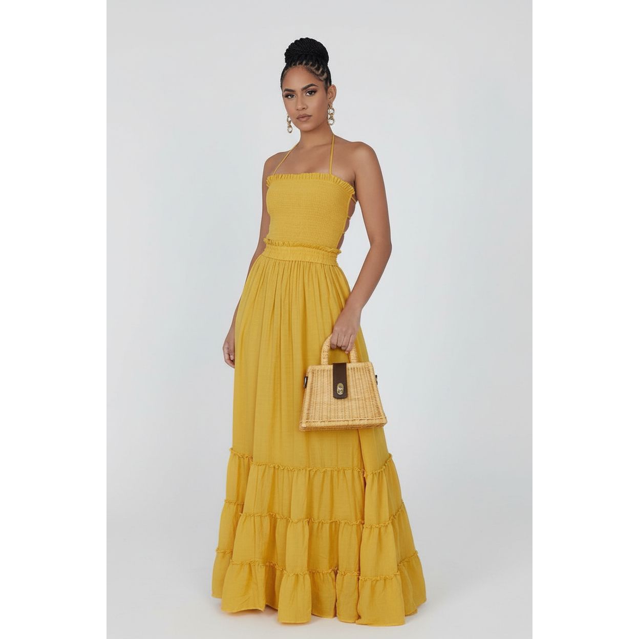 Backless Maxi Dress 
