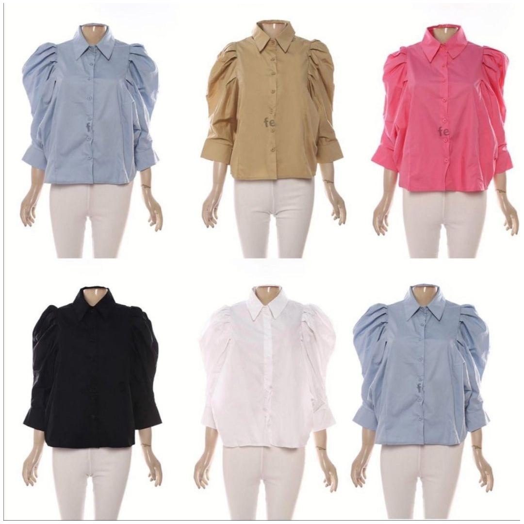 Lantern Sleeve Blouse