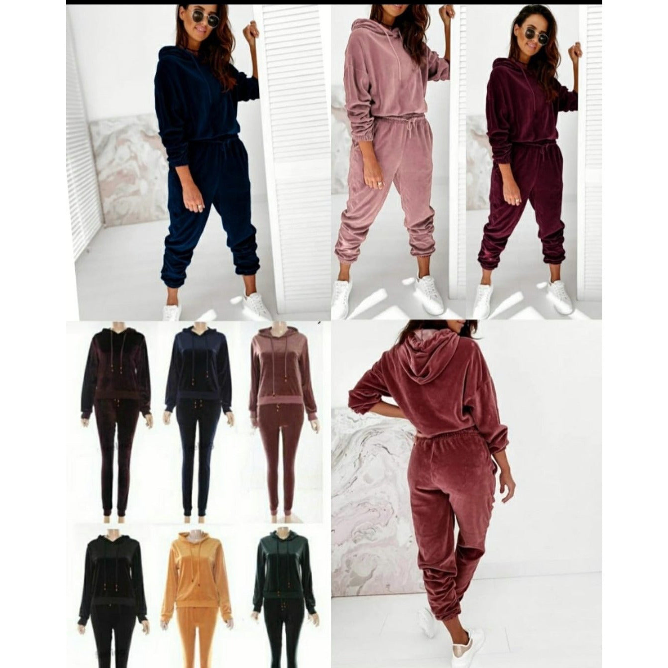 Velvet Tracksuit Set