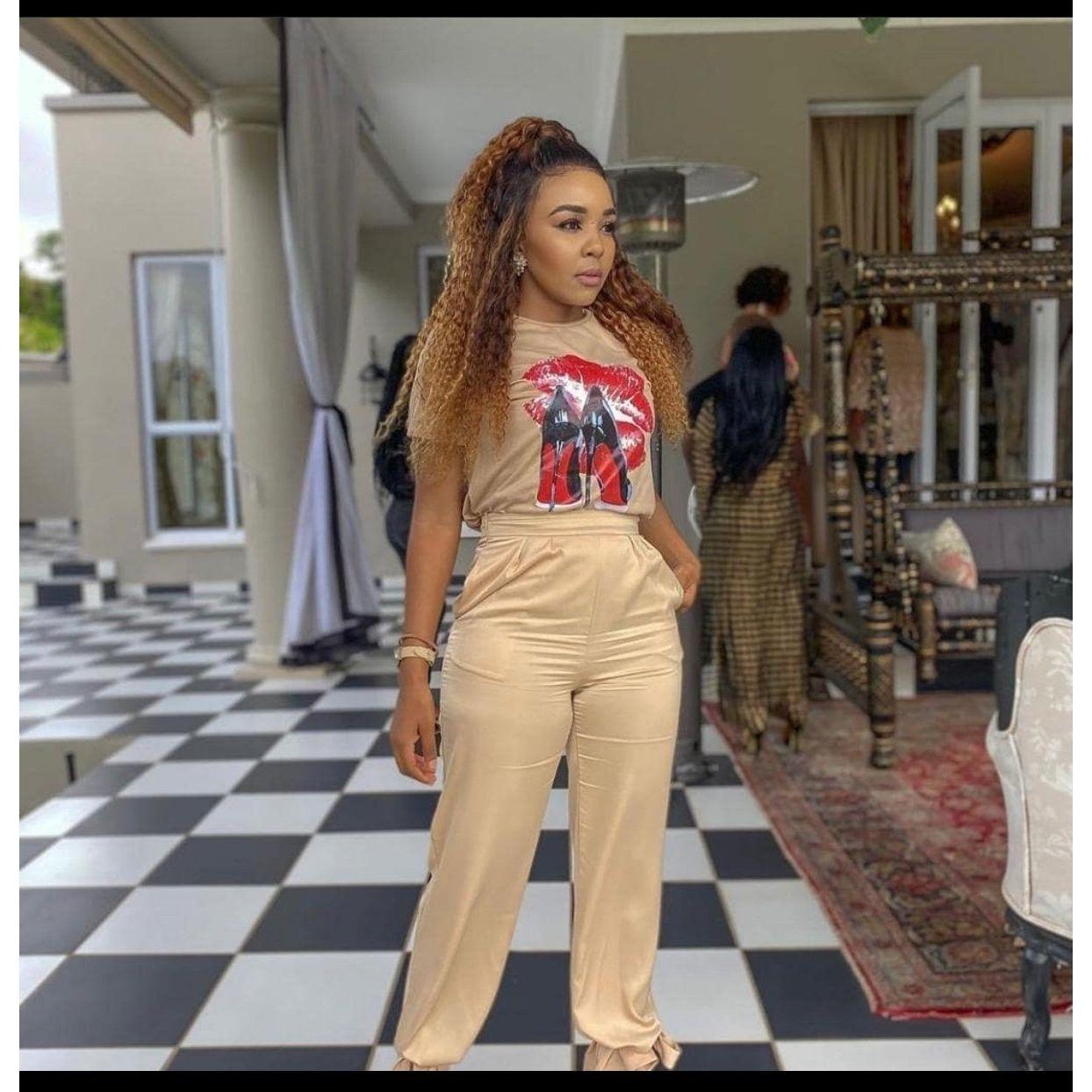 High Waisted Satin Pants