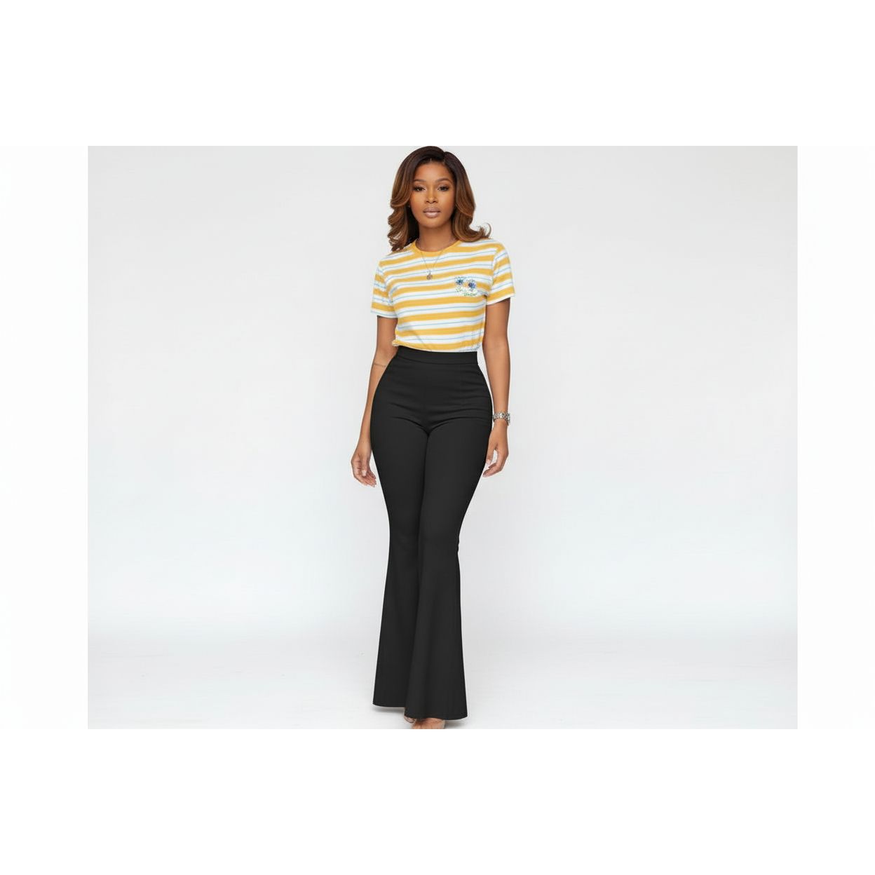 High Waisted Palaza Pants