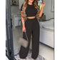 Palazzo Pant And Crop Top Set