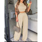 Palazzo Pant And Crop Top Set