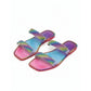 Open toe Color Rhinestones Slippers