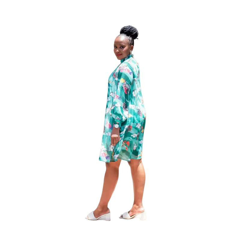 Floral Print Vintage Dress