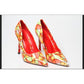 Match African Print ladies Pumps