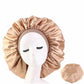 Satin Hair Bonnet Bed Hat Head Cover