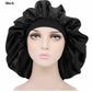 Satin Hair Bonnet Bed Hat Head Cover