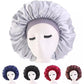 Satin Hair Bonnet Bed Hat Head Cover