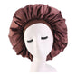 Satin Hair Bonnet Bed Hat Head Cover
