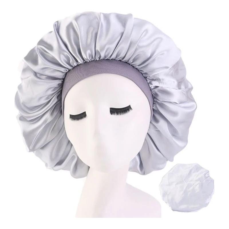 Satin Hair Bonnet Bed Hat Head Cover