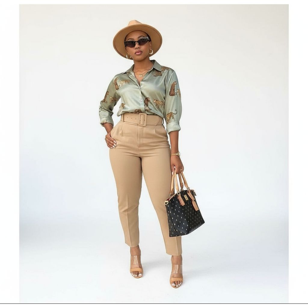 High Waisted skinny formal pants