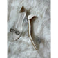 Diamond Bow PVC Pointed Shoe