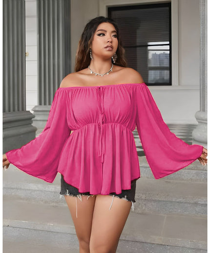 Sexy Off Shoulder Long Sleeve Top