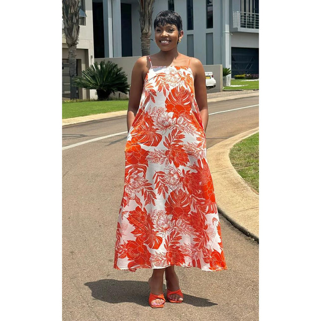 Slip Casual Floral Long Dress – YELLOW SUB TRADING